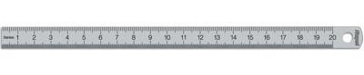 Maped lat Staal, dubbele graduatie, 20 cm
