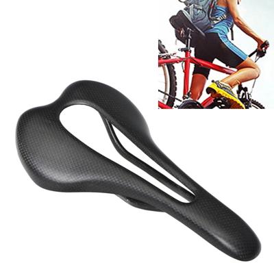 TOSEEK Road Bike Carbon Fiber zadel fiets holle zadel zadel 3K textuur + extinctie