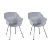 Hartman Sophie Element Tuinstoel - Set van 2 - Misty Grey