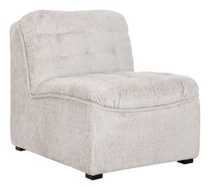 MUST Living Fauteuil 'Liberty' Grof Velvet, kleur Naturel