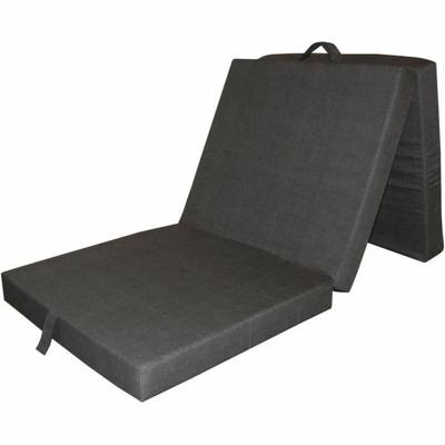 Vloerstoel Grijs 190 x 70 x 9 cm Opvouwbaar Voor meerdere posities