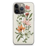 Hello bloemen: iPhone 13 Pro Transparant Hoesje