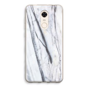 Gestreepte marmer: Xiaomi Redmi 5 Transparant Hoesje