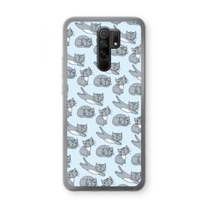 Poezen: Xiaomi Redmi 9 Transparant Hoesje