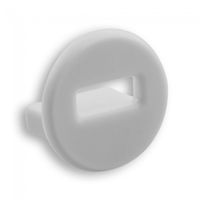 Eindkap E23 grijs voor LED profiel PL7-C1 of C2