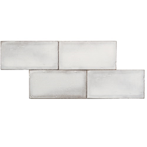Terre d&apos;Azur Terre-Spatula-Lucido Bianco Lucido 10x20 cm