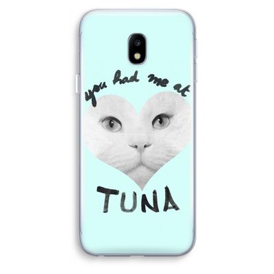 You had me at tuna: Samsung Galaxy J3 (2017) Transparant Hoesje