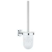 GROHE Bau Cosmopolitan closetborstelgarnituur met glazen inzet wandmontage chroom 40463001