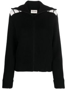 Zadig&Voltaire pull zippé en laine - Noir