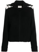 Zadig&Voltaire pull zippé en laine - Noir