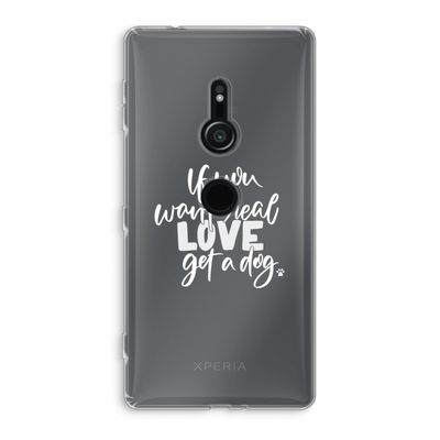 Partner in crime: Sony Xperia XZ2 Transparant Hoesje