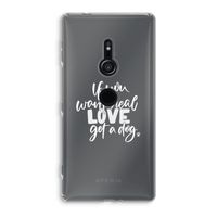 Partner in crime: Sony Xperia XZ2 Transparant Hoesje