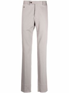 Ferragamo pantalon droit à taille mi-haute - Gris