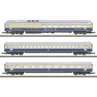 Märklin 87284 Z 3-delige set 2 personenwagons Rheingold van de DB, MHI Märklin 87284 Z 3-delige set 2 personenwagons Rheingold van de DB, MHI