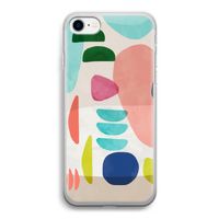 Bold Rounded Shapes: iPhone SE 2020 Transparant Hoesje Bold Rounded Shapes: iPhone SE 2020 Transparant Hoesje