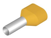 Weidmüller 9004720000 Dubbele adereindhulzen 6 mm² Deels geïsoleerd Geel 100 stuk(s)