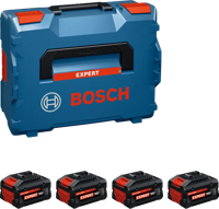 Bosch Blauw Accuset EXBA18V-55 | 4 Stuks - 1600A0373H