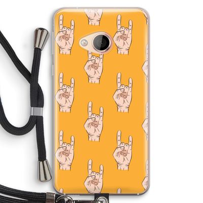 Rock: HTC U Play Transparant Hoesje met koord