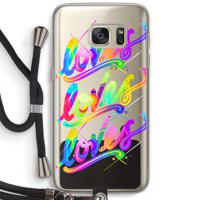 Loves: Samsung Galaxy S7 Transparant Hoesje met koord