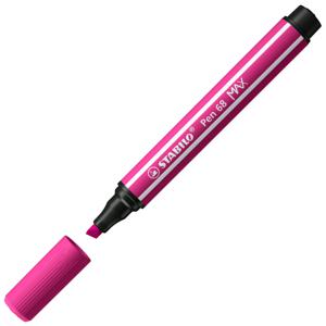 STABILO Pen 68 MAX Viltstift Met Dikke Beitelpunt Roze