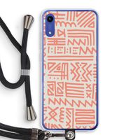Marrakech Pink: Honor Play 8A Transparant Hoesje met koord