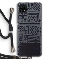 Marrakech print: Samsung Galaxy A22 5G Transparant Hoesje met koord