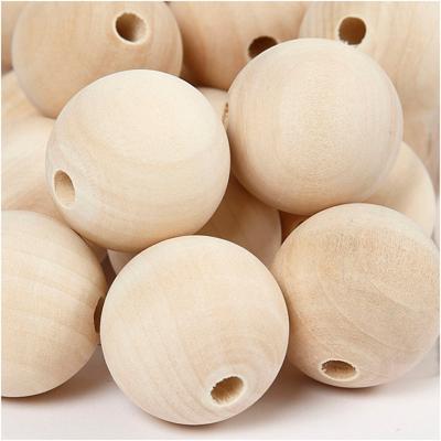 Creativ Company Houten kraal, d 30 mm, gatgrootte 5 mm, 50 stuk/ 1 doos