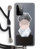 Creatieve toets: Samsung Galaxy A72 5G Transparant Hoesje met koord