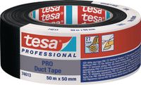 Tesa Weefseltape | zwart | lengte 50 m | breedte 50 mm | 1 stuk - 74613-00002-00 - 74613-00002-00