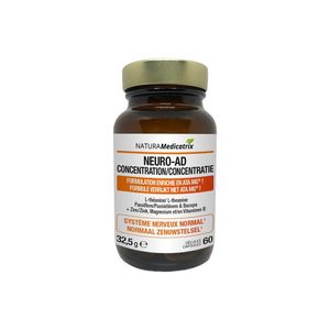 Neuro-ad Concentratie Pot Caps 60