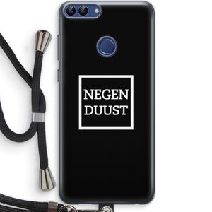 Negenduust black: Huawei P Smart (2018) Transparant Hoesje met koord