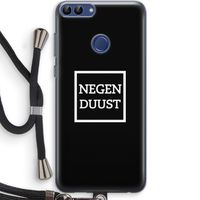 Negenduust black: Huawei P Smart (2018) Transparant Hoesje met koord