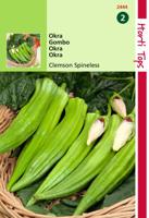 Zaden Okra Clemson Spineless Hortitops - Hortitops