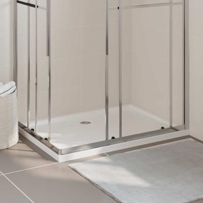 Douchebak rechthoekig 80x110 cm ABS wit