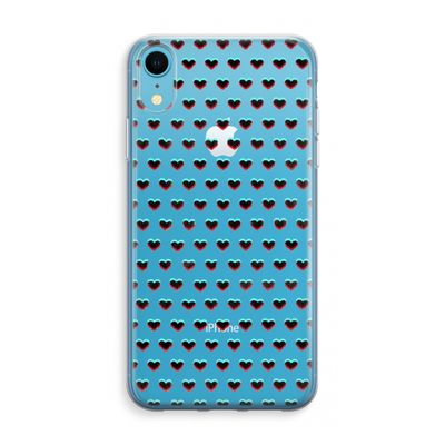 Hartjes: iPhone XR Transparant Hoesje