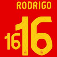 Rodrigo 16 (Officiële Spanje Bedrukking 2024-2025)