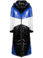 Patrizia Pepe manteau oversize à design colour block - Noir