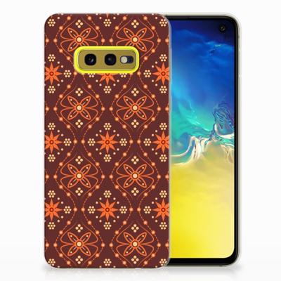 Samsung Galaxy S10e | TPU bumper | Batik Brown