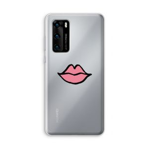 Kusje: Huawei P40 Transparant Hoesje