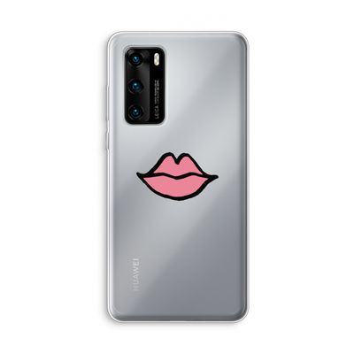 Kusje: Huawei P40 Transparant Hoesje