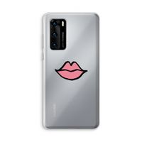 Kusje: Huawei P40 Transparant Hoesje