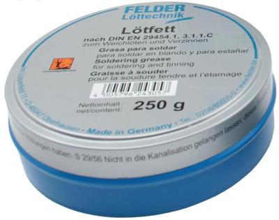 WKS zacht soldeervet "f-sw 21" loetfett 250 g dose