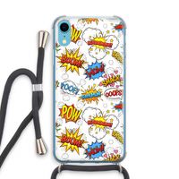 Pow Smack: iPhone XR Transparant Hoesje met koord