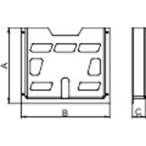 Schneider Electric NSYDPA5 Documenthouder Polystereen Grijs-wit (RAL 7035) (l x b x h) 22 x 188 x 174 mm 1 stuk(s)