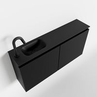 Toiletmeubel Mondiaz Ture | 100 cm | Meubelkleur Urban | Eden wastafel Urban Links | 1 kraangat