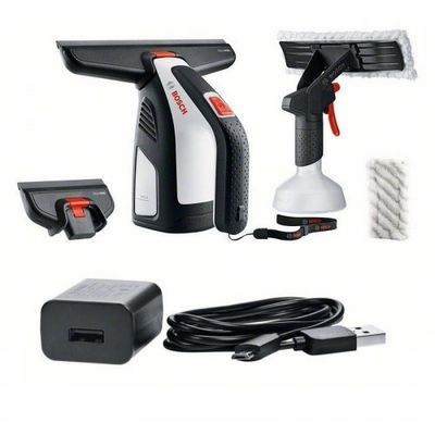 Bosch Groen GlassVAC Ruitenreiniger 3,6V incl. microvezeldoek en extra ramenwisserblad - 100ml - 06008B7000