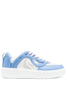 Stella McCartney baskets à design colour block - Bleu