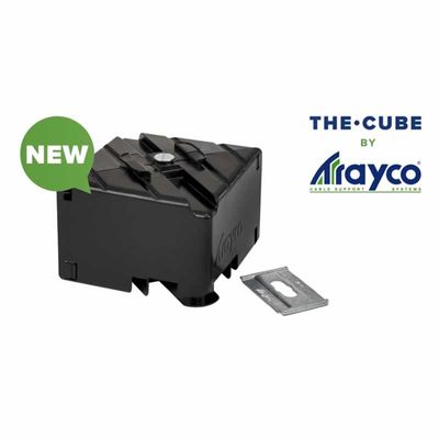 Clipsbare daksteun Cube voor draadgoot montage zonder gereedschap voor solar projecten
