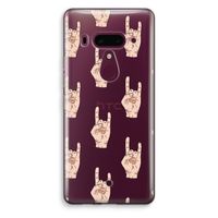 Rock: HTC U12+ Transparant Hoesje