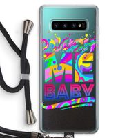 Touch Me: Samsung Galaxy S10 Plus Transparant Hoesje met koord